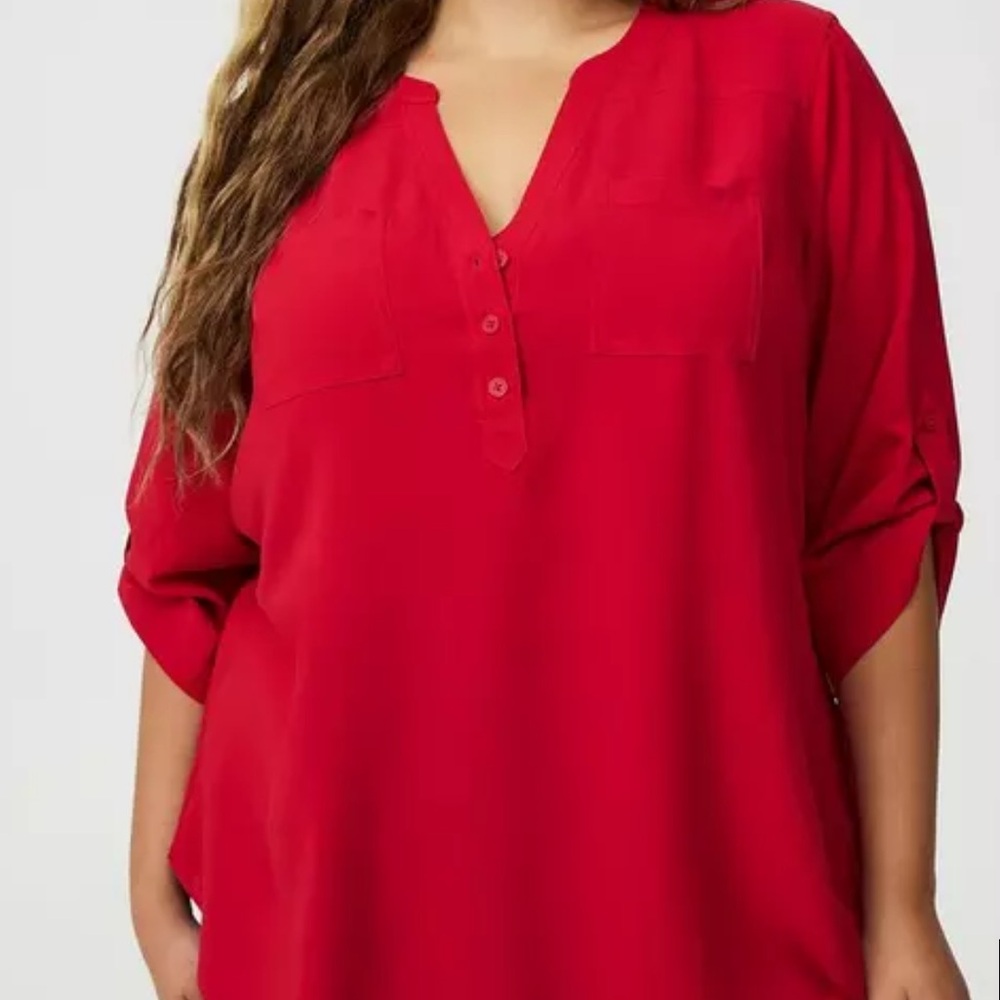 HARPER 3/4 SLEEVE PULLOVER TUNIC TOP